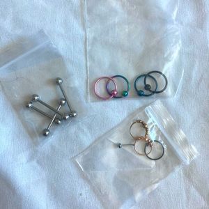 Body jewelry bundle